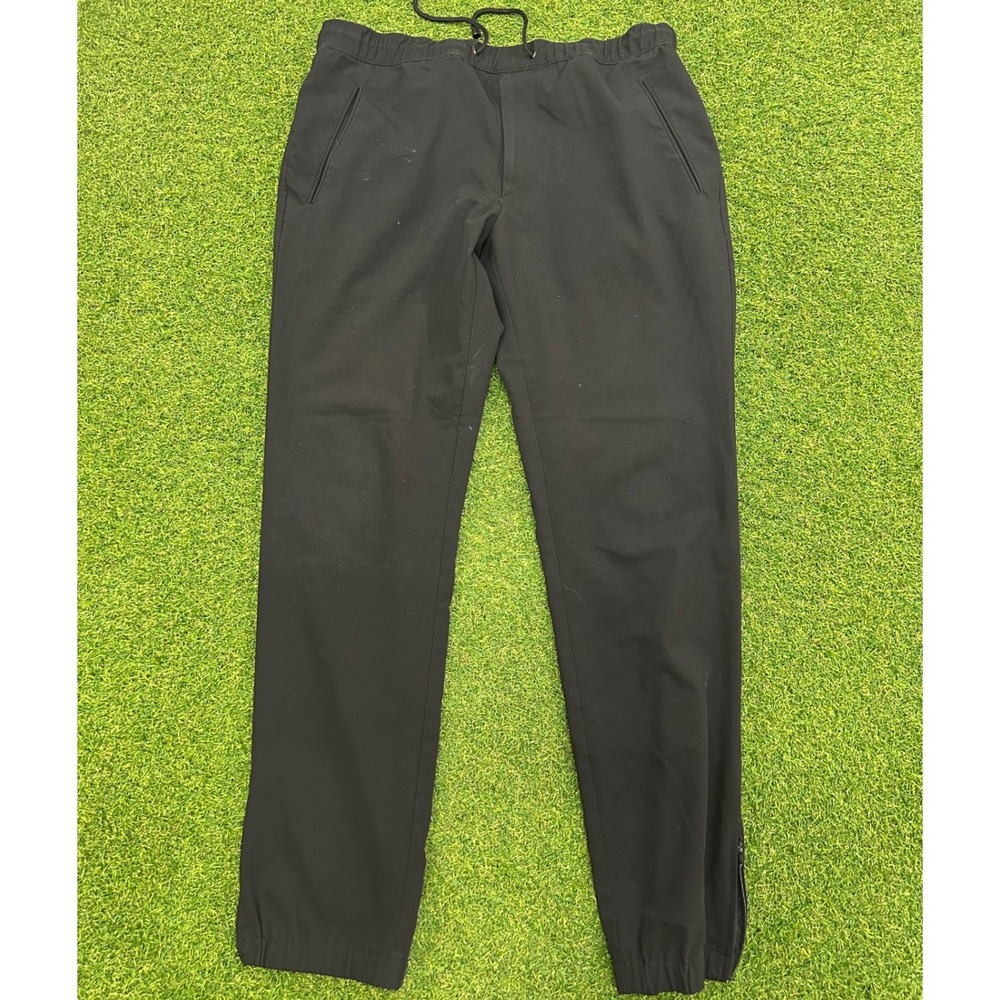 INC International Concepts Mens Black Drawstring Jogger Pants Size Medium